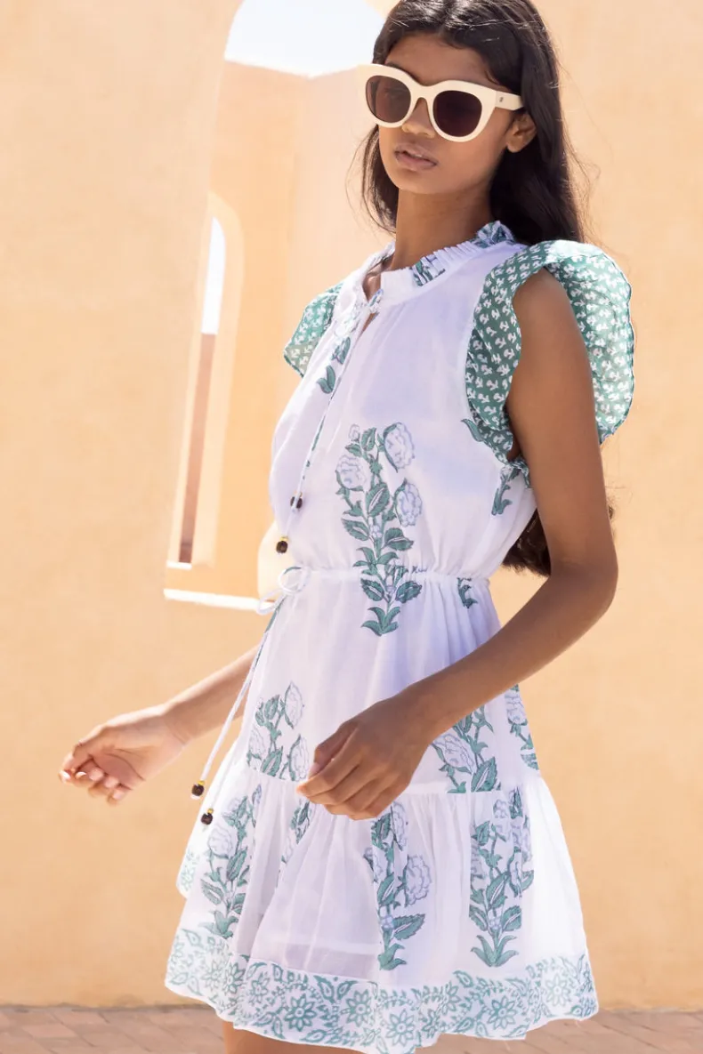 Cinched Flirty Short- Salvia Green