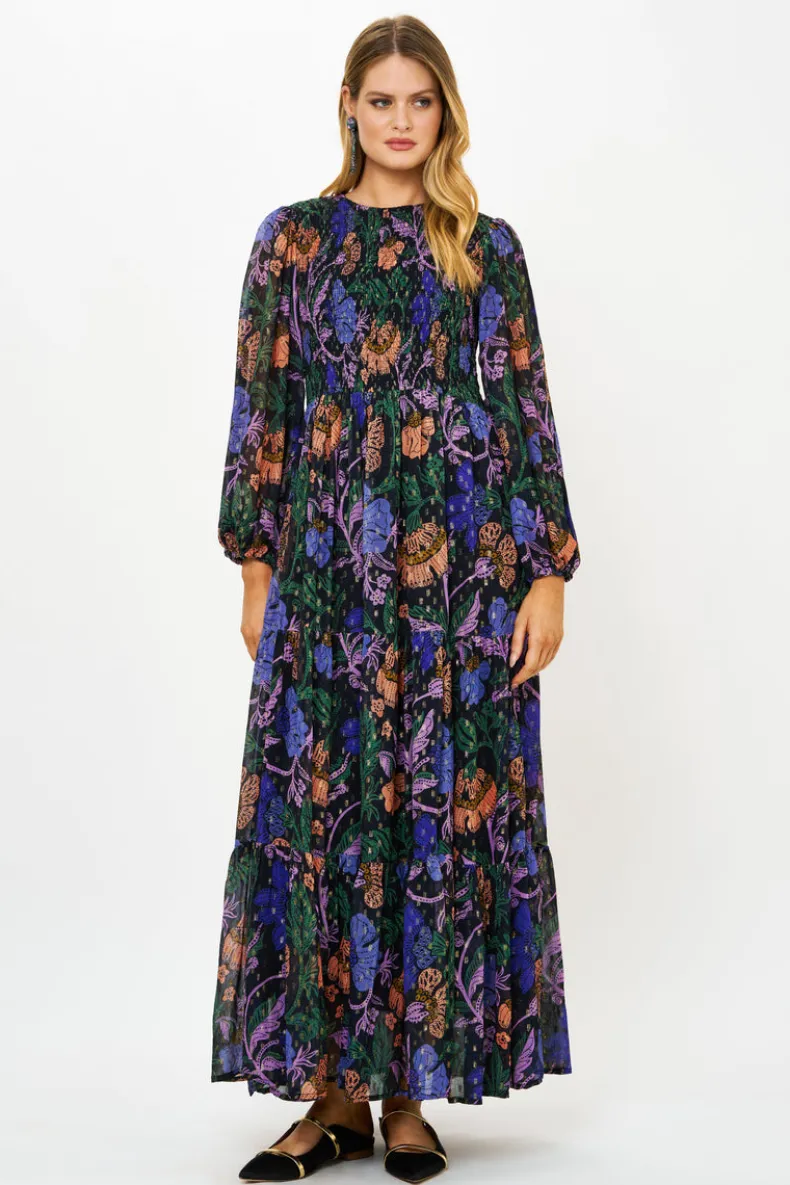 Smocked Top Maxi- Turin Peri