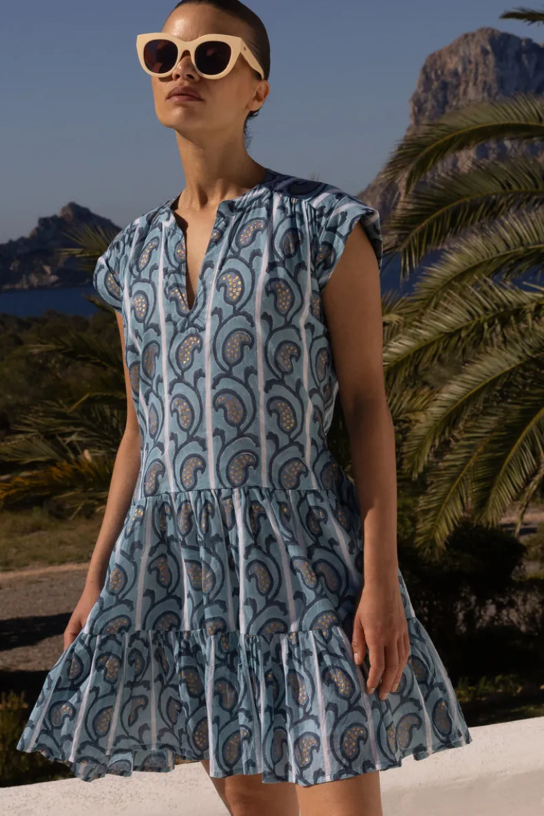 Roll Sleeve- Goa Blue