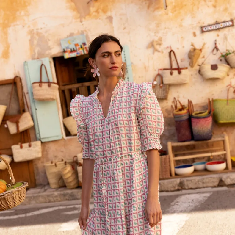 Kauai Earrings- Light Pink