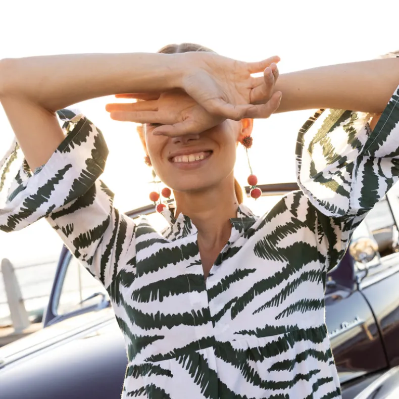 Tobago Earrings- Green