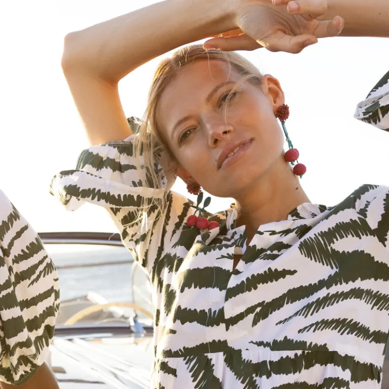 Tobago Earrings- Green