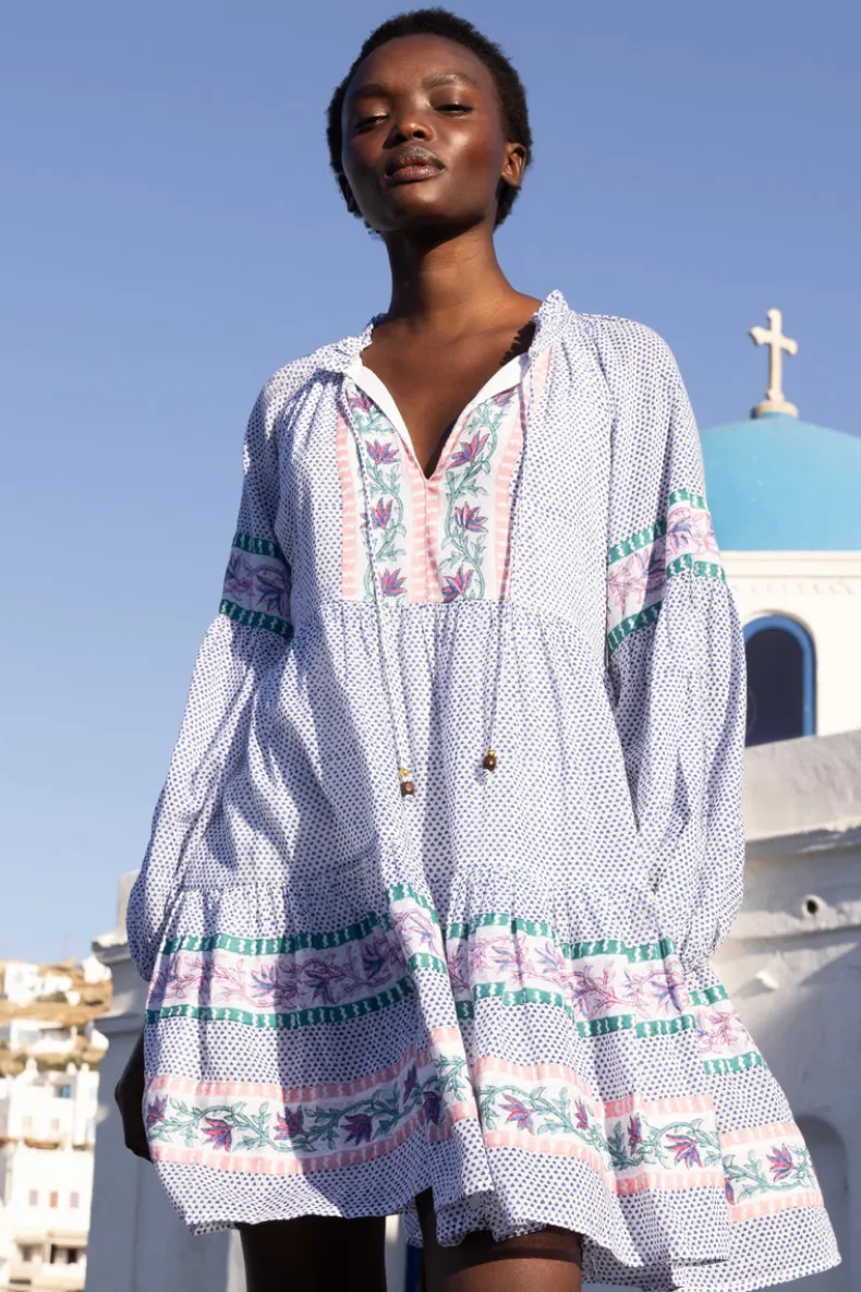 Balloon Sleeve Short- Jungi Blue