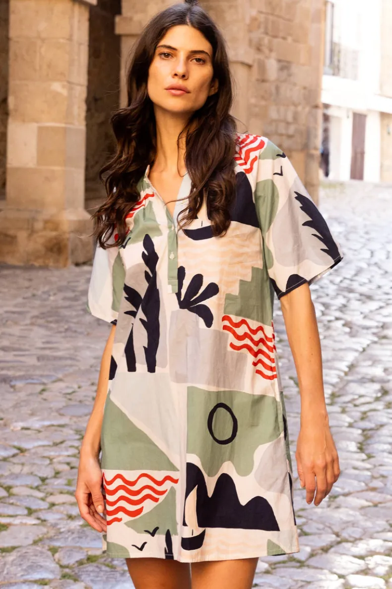 Pocket Dress- Riviera Sage