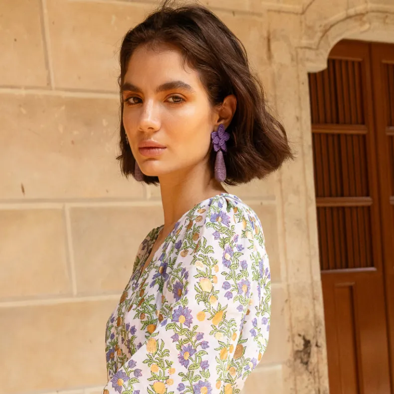 Marbella Earrings- Lavender